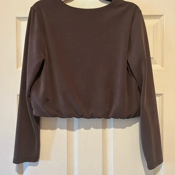 Lululemon Lightweight Softstreme Wrap Front Top, Size Large, EUC - Picture 4 of 6